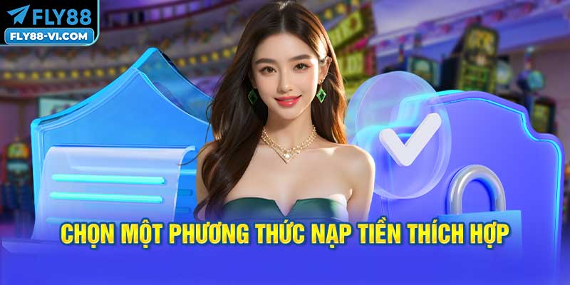 Chọn Một Phương Thức Nạp Tiền Thích Hợp